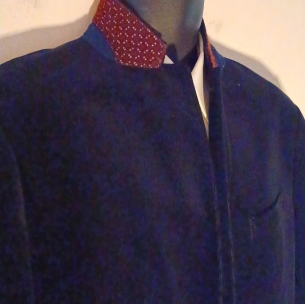 BANANA REPUBLIC 'Tailored Fit' Blue Corduroy Blazer / Sportcoat, 44R - Picture 6 of 9